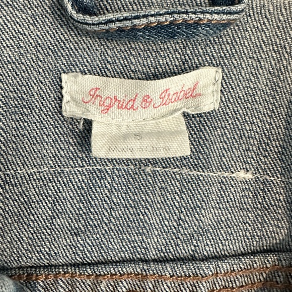 NWOT Ingrid & Isabel “MAMA” Denim Jacket Size Small - Picture 3 of 3